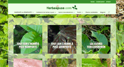 Desktop Screenshot of herbeapuce.com