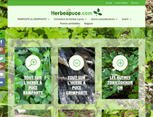 Tablet Screenshot of herbeapuce.com
